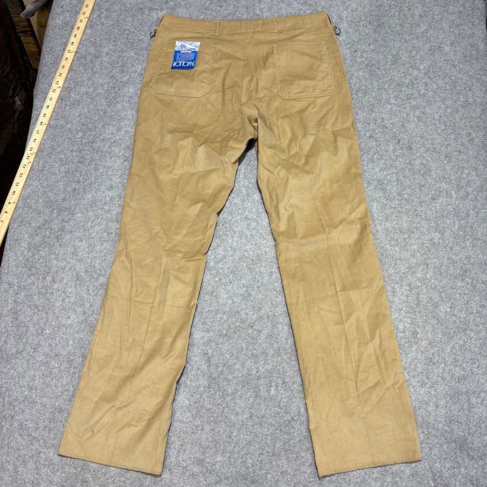 Vintage Mighty-Mac Mate Mens Tan Corduroy Pants Made in USA Size 38x34D-Ring